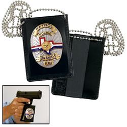 Undercover Badge and ID Holder with Chain