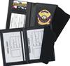 Double ID Badge Cases with Credit Card Slots and License Window